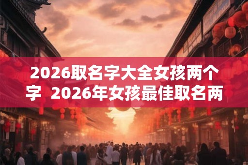 2026取名字大全女孩两个字  2026年女孩最佳取名两个字