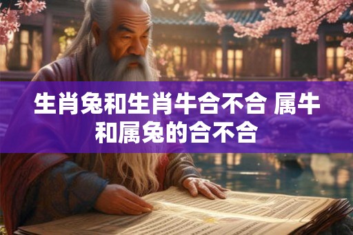 生肖兔和生肖牛合不合 属牛和属兔的合不合