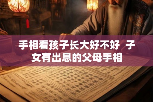 手相看孩子长大好不好  子女有出息的父母手相
