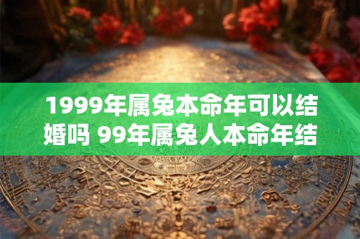 1999年属兔本命年可以结婚吗 99年属兔人本命年结婚好不好
