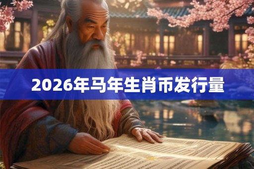 2026年马年生肖币发行量