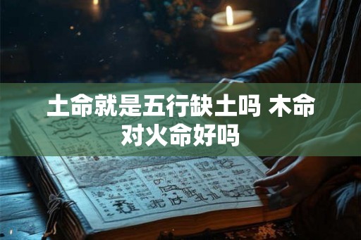 土命就是五行缺土吗 木命对火命好吗