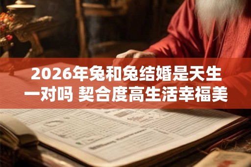 2026年兔和兔结婚是天生一对吗 契合度高生活幸福美满