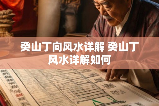 癸山丁向风水详解 癸山丁风水详解如何