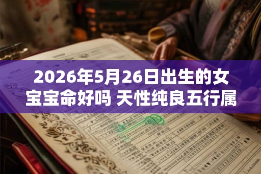 2026年5月26日出生的女宝宝命好吗 天性纯良五行属土