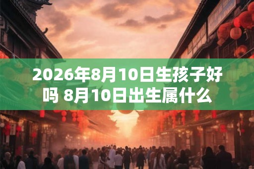 2026年8月10日生孩子好吗 8月10日出生属什么