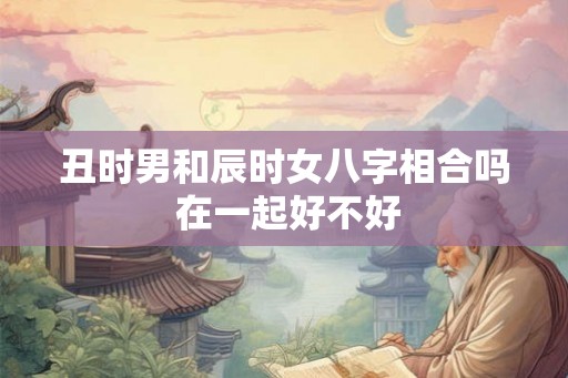 丑时男和辰时女八字相合吗 在一起好不好
