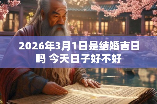 2026年3月1日是结婚吉日吗 今天日子好不好