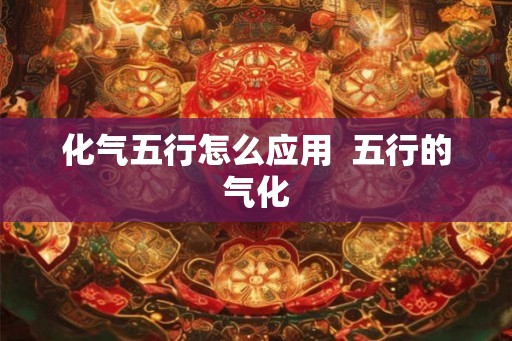 化气五行怎么应用  五行的气化