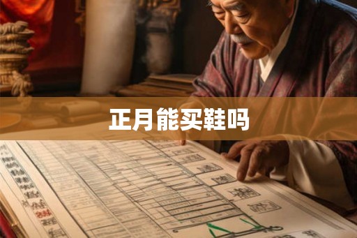 正月能买鞋吗 正月能买鞋吗