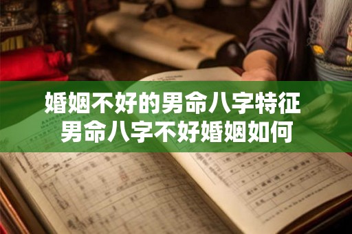 婚姻不好的男命八字特征 男命八字不好婚姻如何