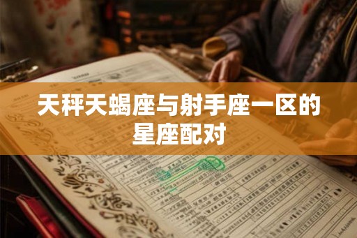 天秤天蝎座与射手座一区的星座配对