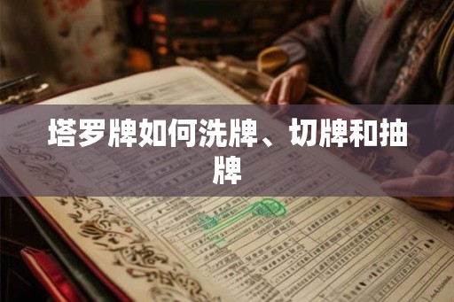 塔罗牌如何洗牌、切牌和抽牌