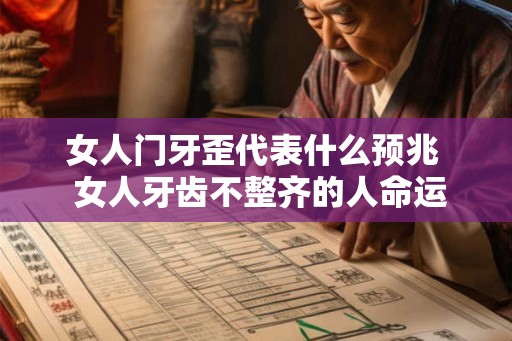 女人门牙歪代表什么预兆  女人牙齿不整齐的人命运超好