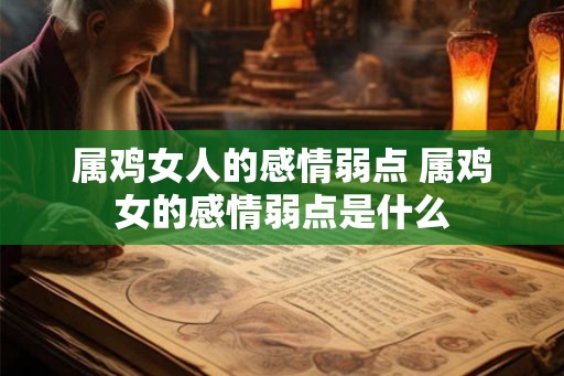 属鸡女人的感情弱点 属鸡女的感情弱点是什么