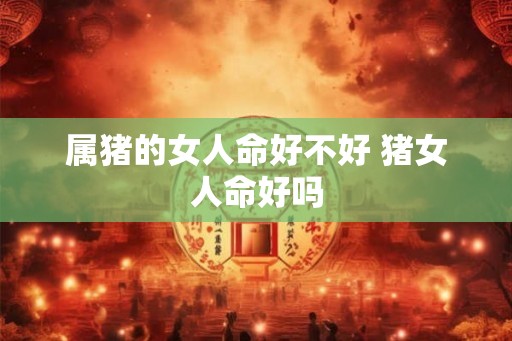 属猪的女人命好不好 猪女人命好吗