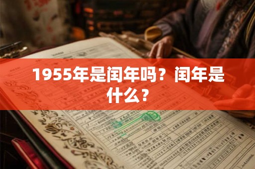 1955年是闰年吗？闰年是什么？