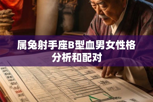属兔射手座B型血男女性格分析和配对 属兔射手座B型血男女性格分析和配对