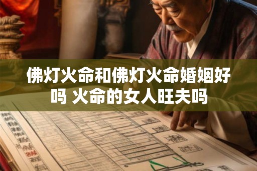 佛灯火命和佛灯火命婚姻好吗 火命的女人旺夫吗