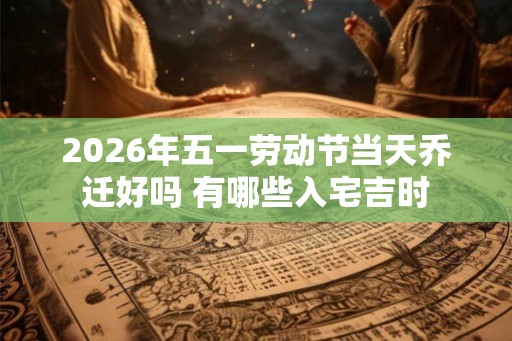 2026年五一劳动节当天乔迁好吗 有哪些入宅吉时