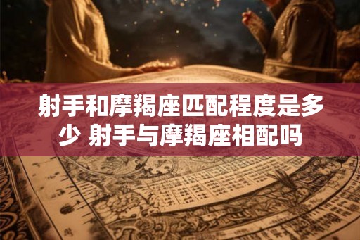 射手和摩羯座匹配程度是多少 射手与摩羯座相配吗