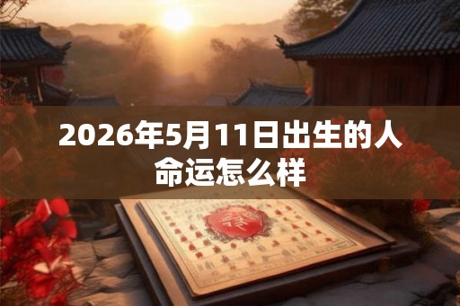 2026年5月11日出生的人命运怎么样
