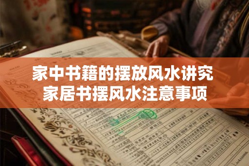家中书籍的摆放风水讲究 家居书摆风水注意事项