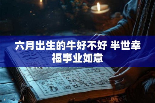 六月出生的牛好不好 半世幸福事业如意