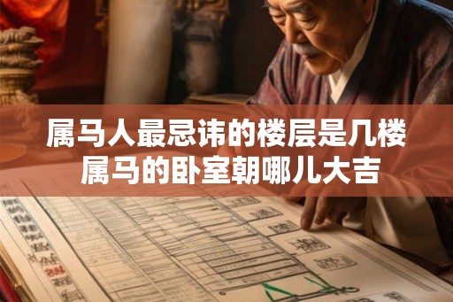 属马人最忌讳的楼层是几楼 属马的卧室朝哪儿大吉