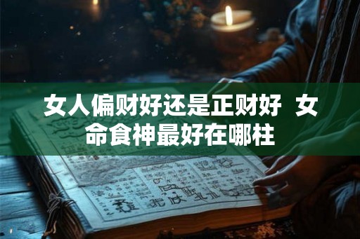 女人偏财好还是正财好  女命食神最好在哪柱