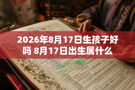 2026年8月17日生孩子好吗 8月17日出生属什么