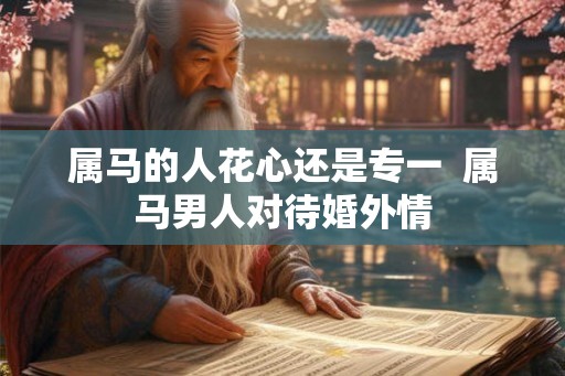 属马的人花心还是专一 属马男人对待婚外情 属马的人花心还是专一 属马男人对待婚外情