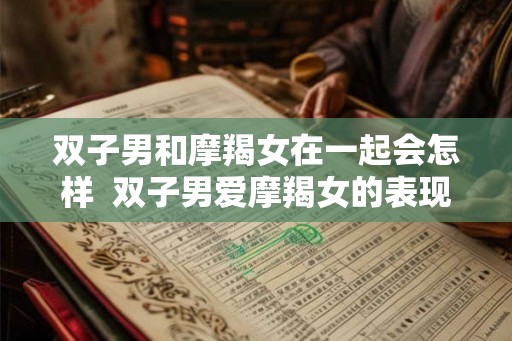 双子男和摩羯女在一起会怎样  双子男爱摩羯女的表现