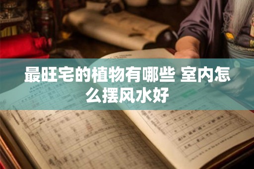 最旺宅的植物有哪些 室内怎么摆风水好