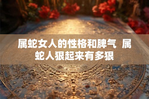 属蛇女人的性格和脾气 属蛇人狠起来有多狠 属蛇女人的性格和脾气 属蛇人狠起来有多狠