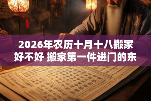2026年农历十月十八搬家好不好 搬家第一件进门的东西 2026年农历十月十八搬家好不好 搬家第一件进门的东西
