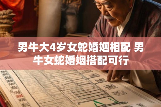 男牛大4岁女蛇婚姻相配 男牛女蛇婚姻搭配可行 男牛大4岁女蛇婚姻相配 男牛女蛇婚姻搭配可行