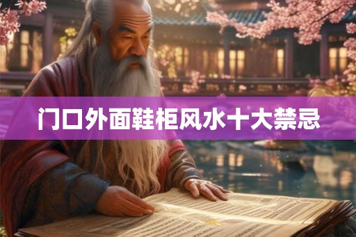 门口外面鞋柜风水十大禁忌