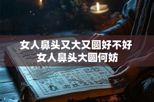 女人鼻头又大又圆好不好 女人鼻头大圆何妨