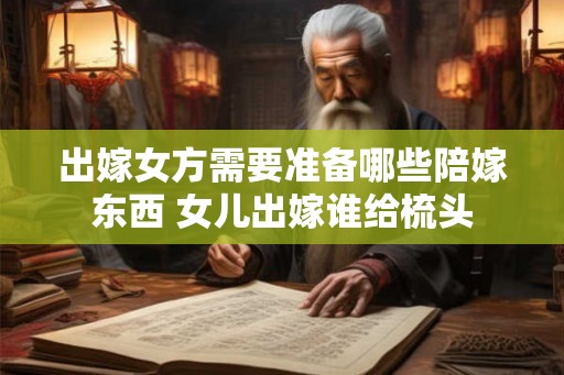 出嫁女方需要准备哪些陪嫁东西 女儿出嫁谁给梳头