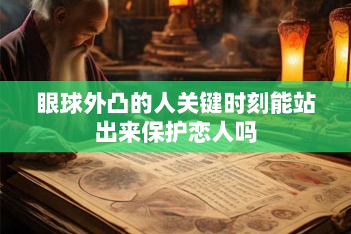 眼球外凸的人关键时刻能站出来保护恋人吗
