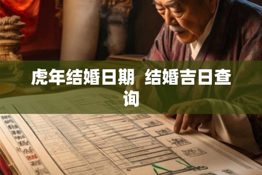 虎年结婚日期  结婚吉日查询