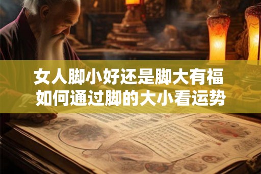 女人脚小好还是脚大有福 如何通过脚的大小看运势 女人脚小好还是脚大有福 如何通过脚的大小看运势