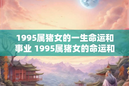 1995属猪女的一生命运和事业 1995属猪女的命运和事业如何