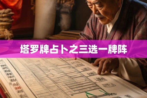 塔罗牌占卜之三选一牌阵 塔罗牌占卜之三选一牌阵