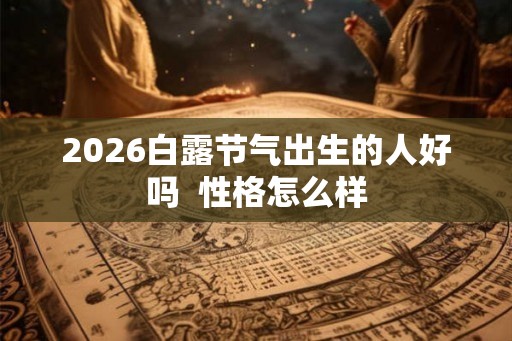 2026白露节气出生的人好吗  性格怎么样