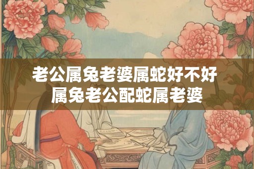 老公属兔老婆属蛇好不好 属兔老公配蛇属老婆