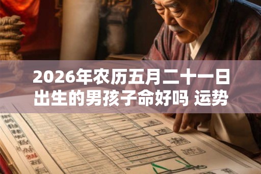 2026年农历五月二十一日出生的男孩子命好吗 运势怎么样