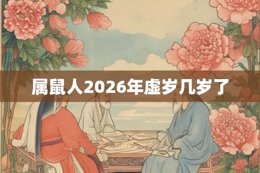 属鼠人2026年虚岁几岁了