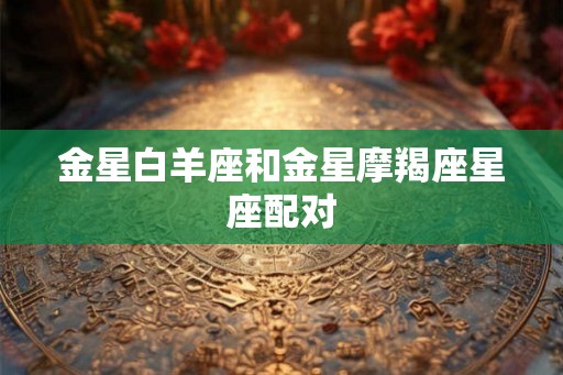 金星白羊座和金星摩羯座星座配对